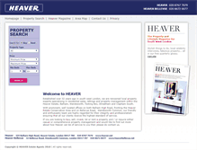 Tablet Screenshot of heaver.net